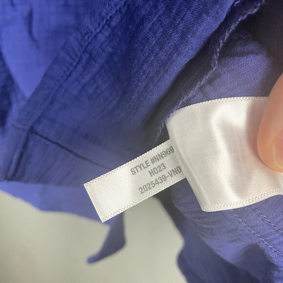 Madewell Shirt Women Small Blue Oversized Shacket Button Up Classic Gorpcore NWT - Picture 8 of 9